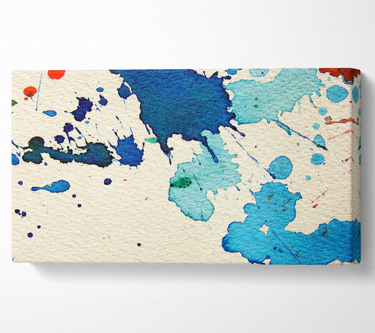 Splash Of Blue Canvas Wall Art