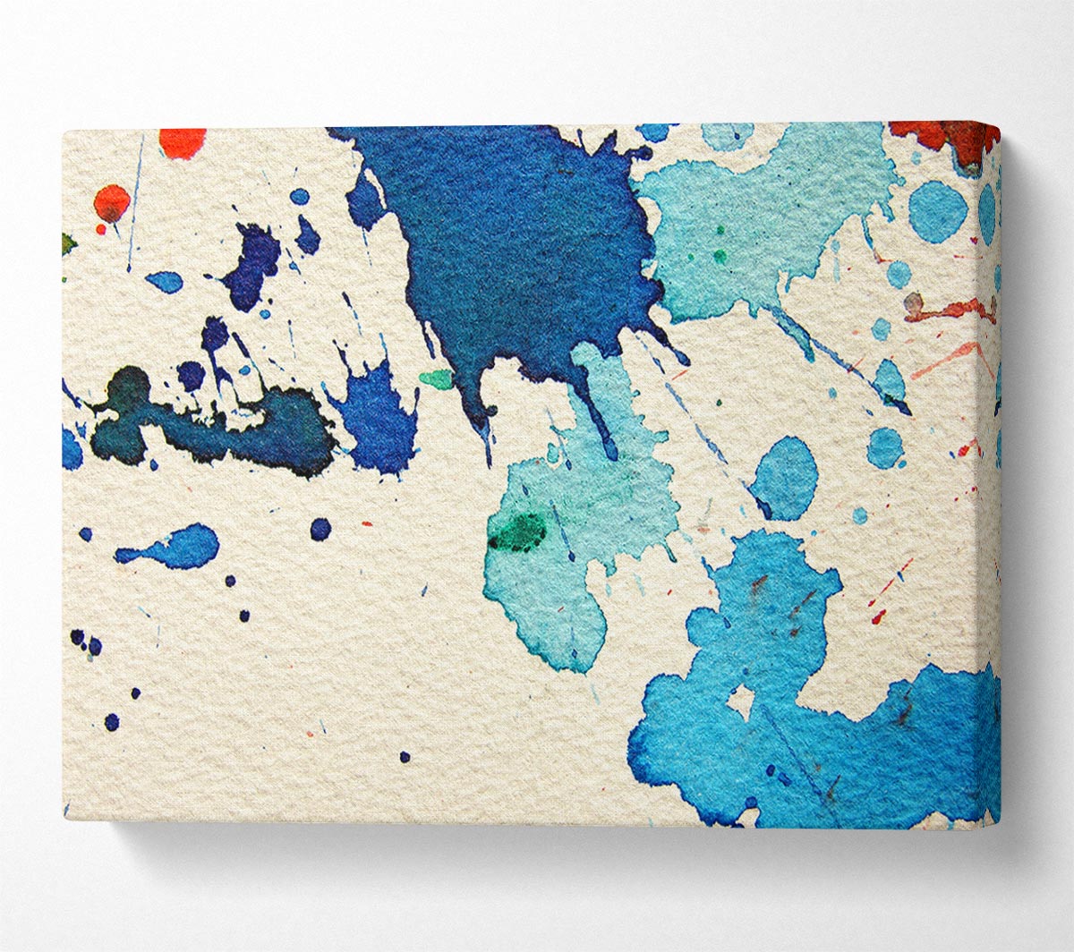 Splash Of Blue Canvas Wall Art
