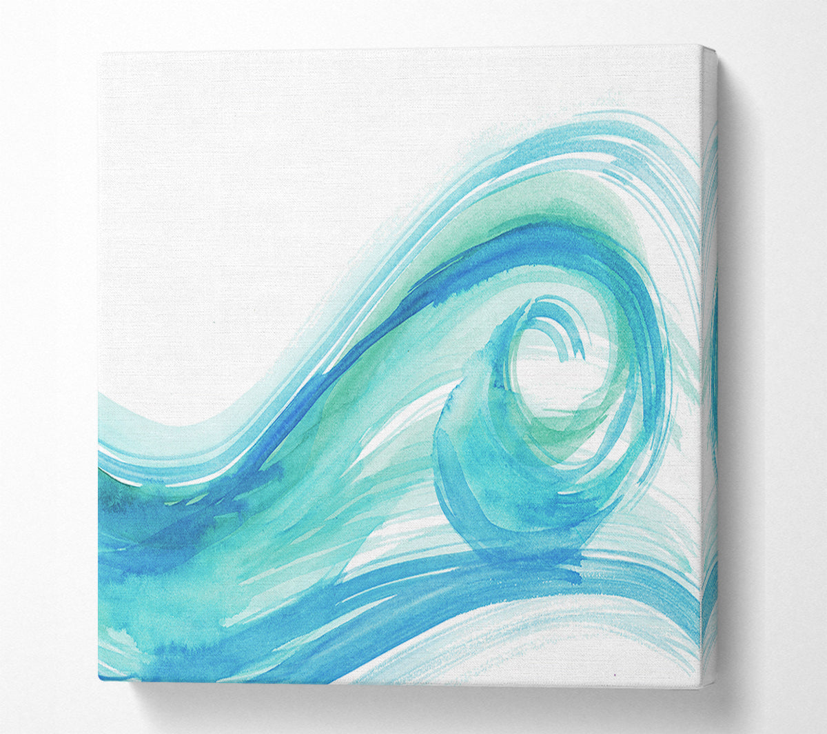 Wave Swirl Canvas Wall Art