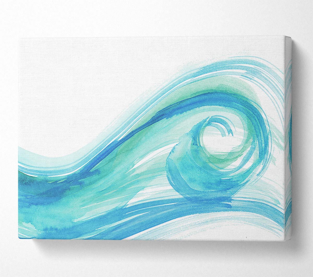 Wave Swirl Canvas Wall Art