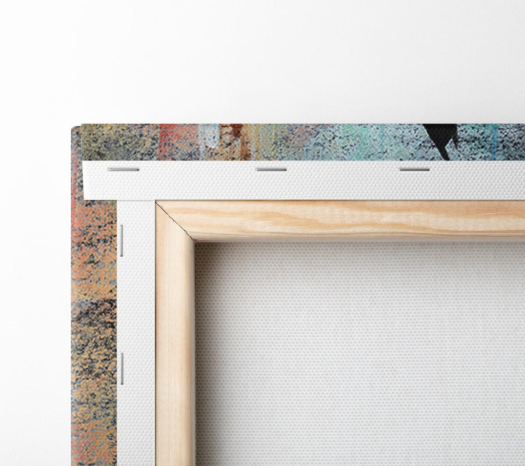 Seagull Perch Canvas Wall Art