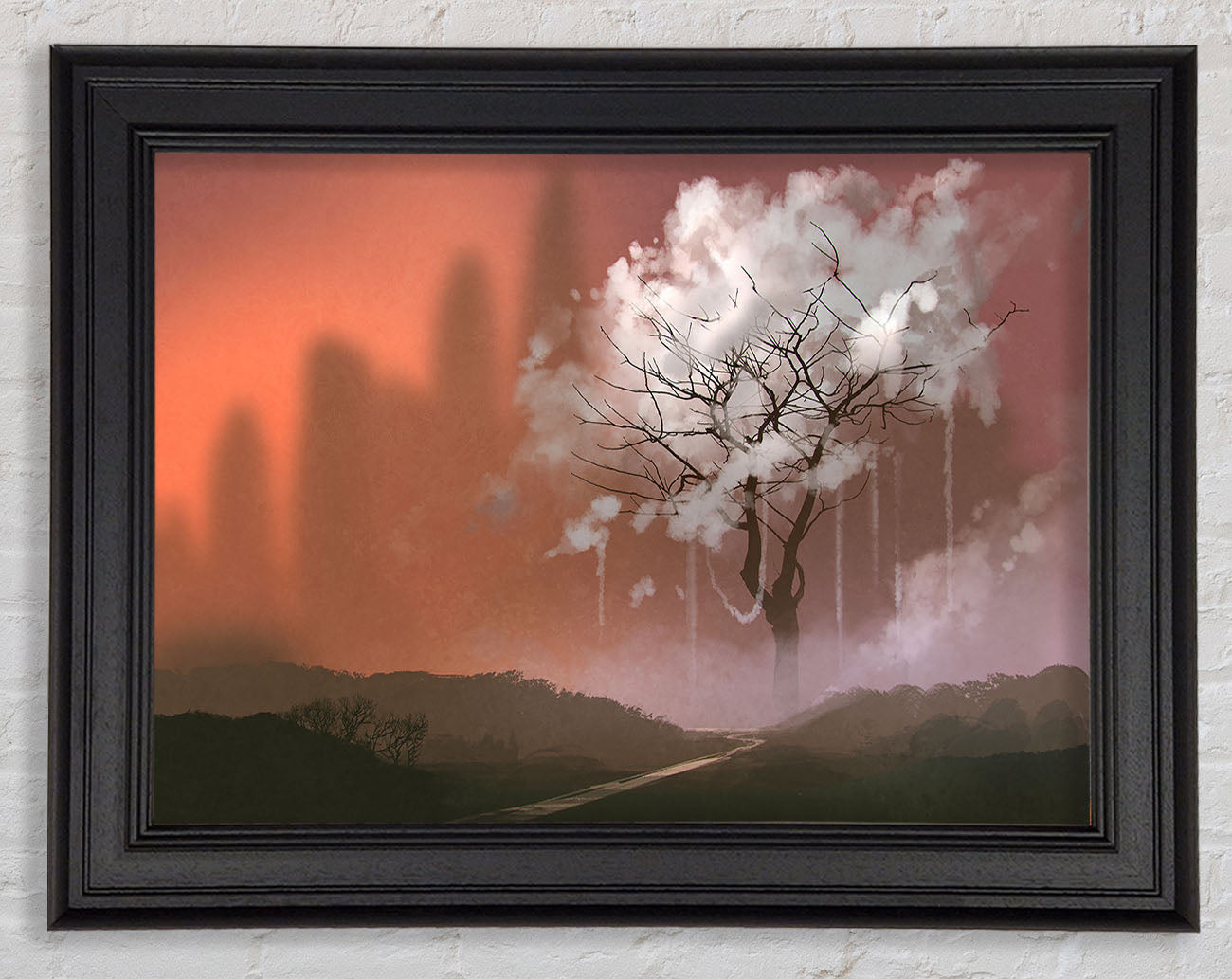 Cloud Tree Framed Print