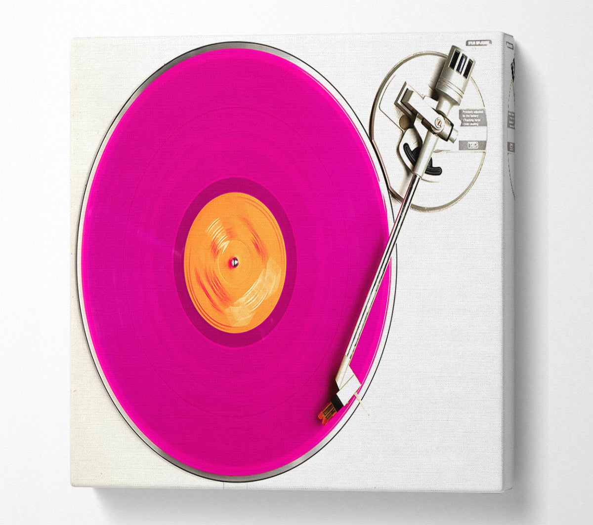 Pink Album Canvas Wall Art
