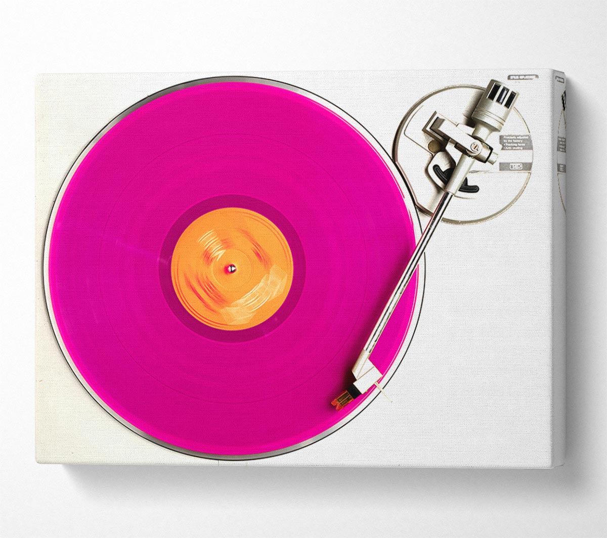 Pink Album Canvas Wall Art