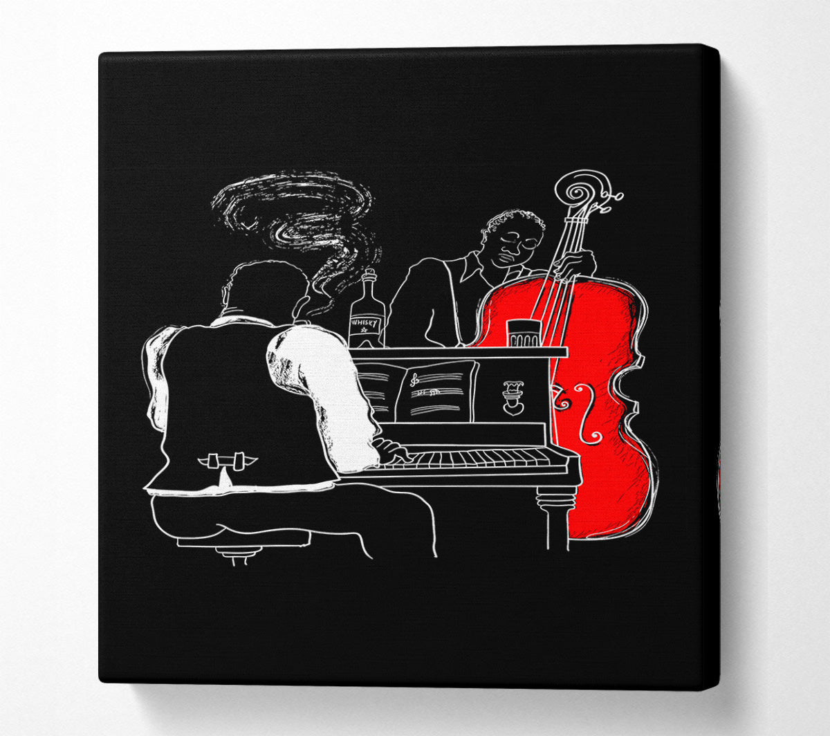 Playing The Blues 2 Canvas Wall Art