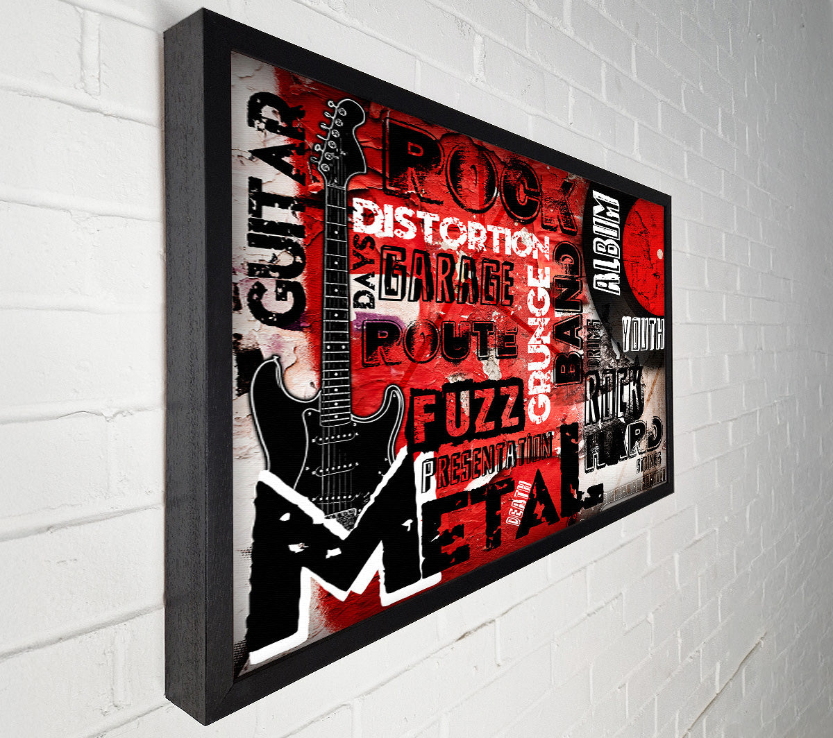 Rock Anthem Canvas Wall Art