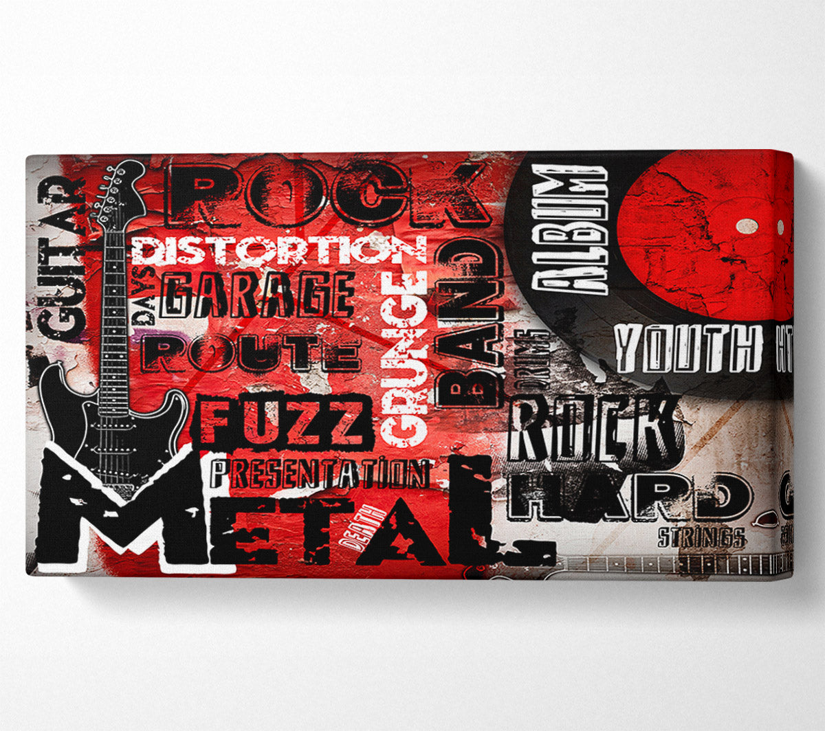 Rock Anthem Canvas Wall Art