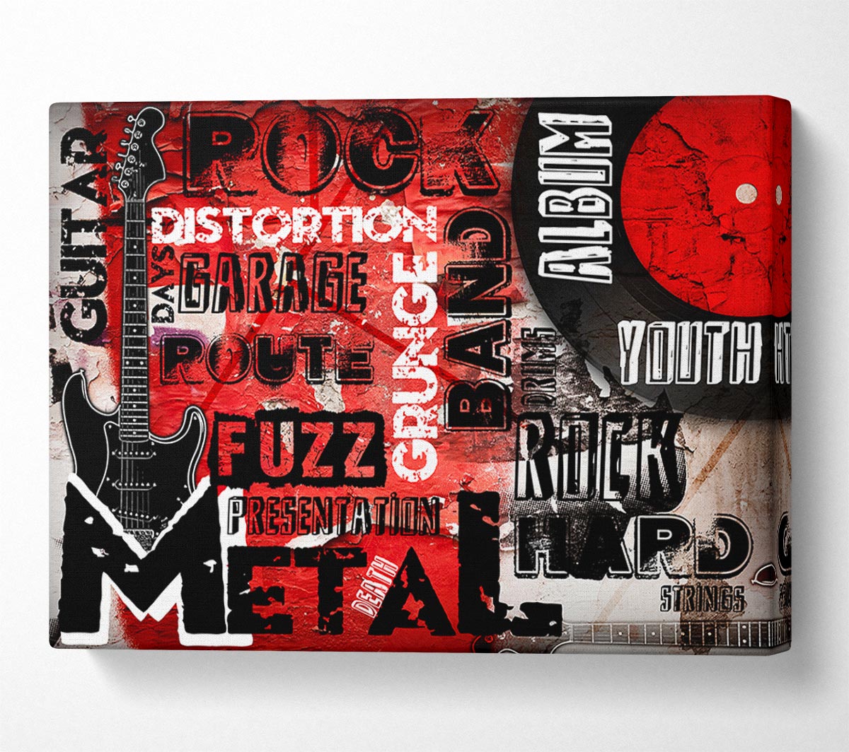 Rock Anthem Canvas Wall Art