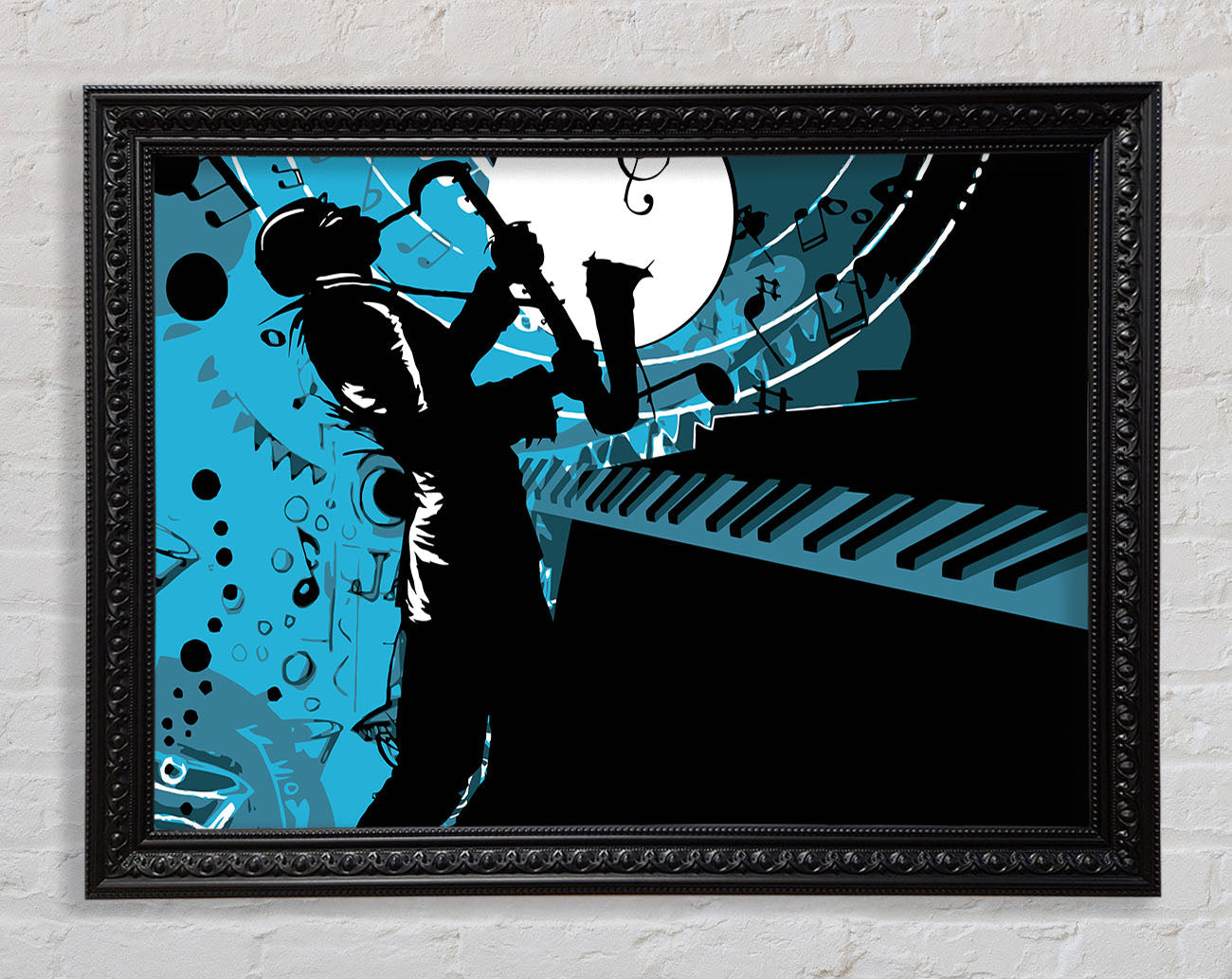 Playing The Blues 1 Framed Print