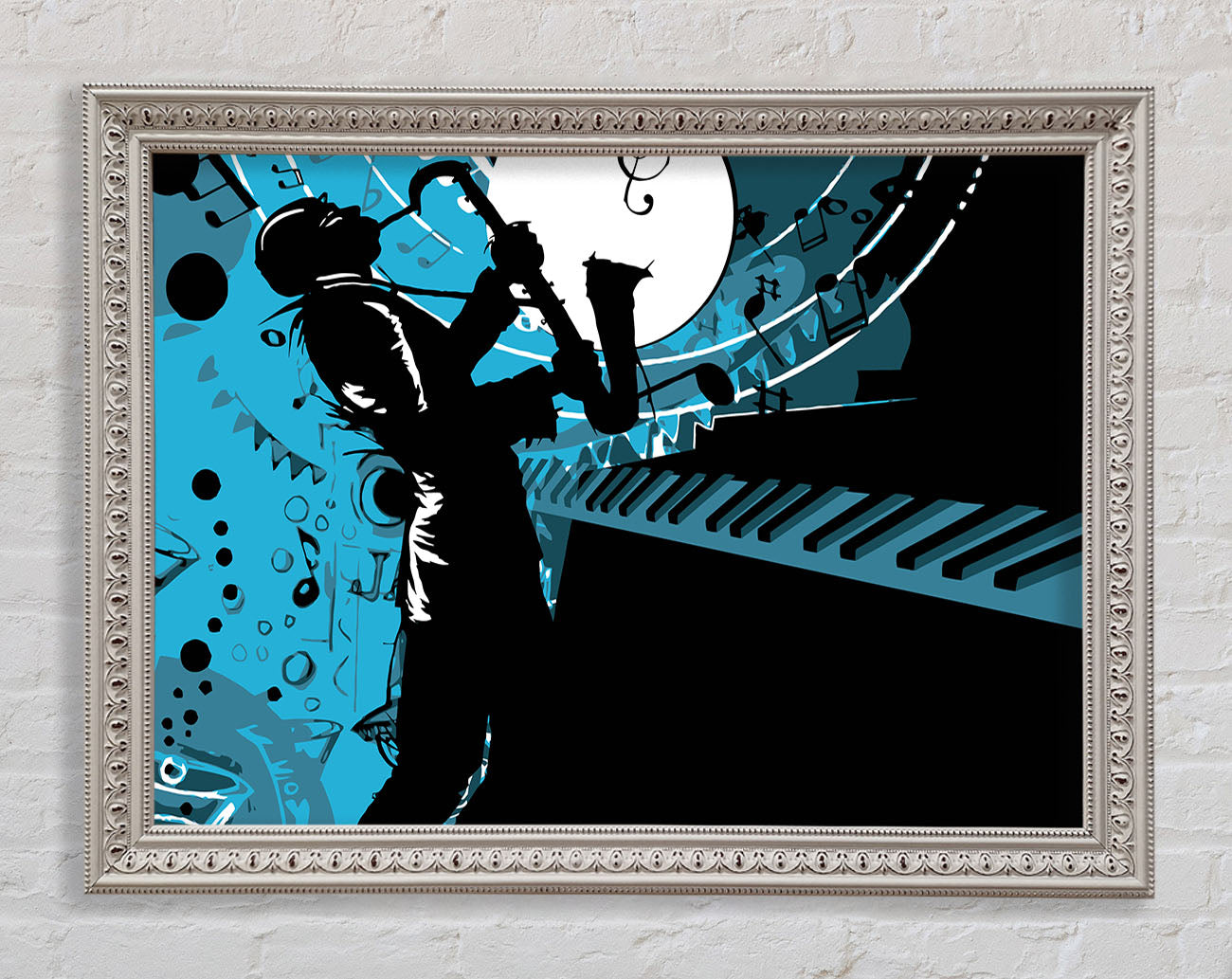 Playing The Blues 1 Framed Print