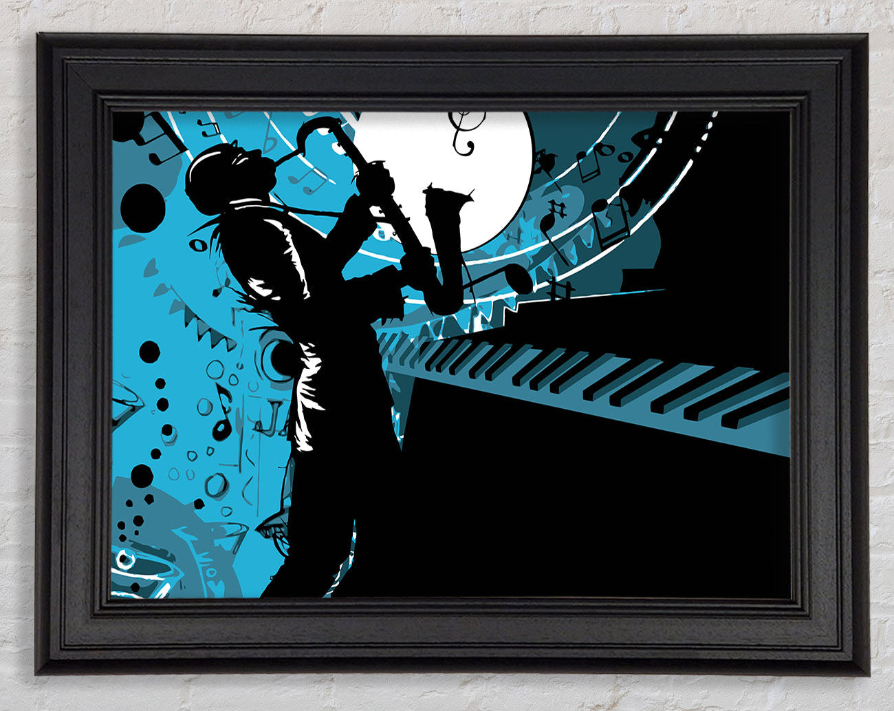 Playing The Blues 1 Framed Print
