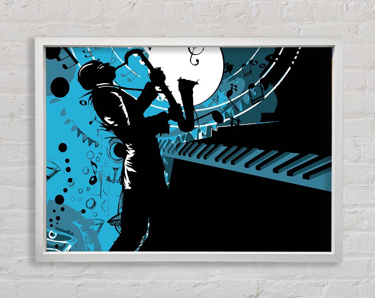 Playing The Blues 1 Framed Print