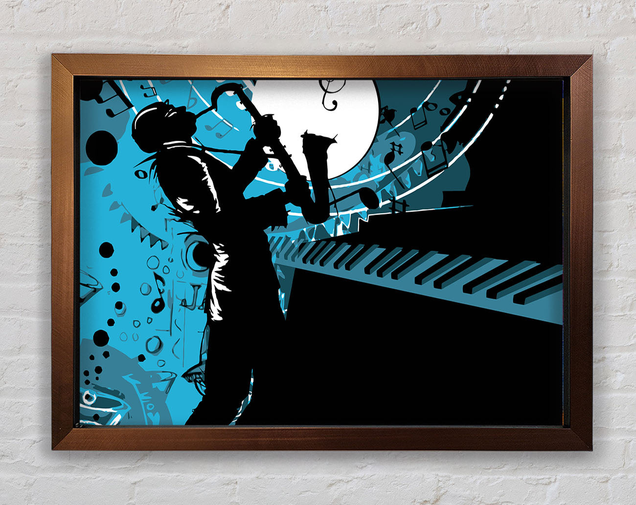 Playing The Blues 1 Framed Print