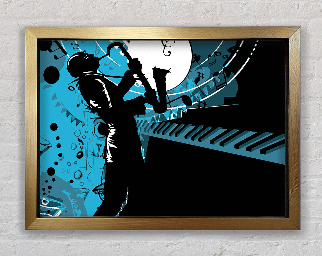 Playing The Blues 1 Framed Print