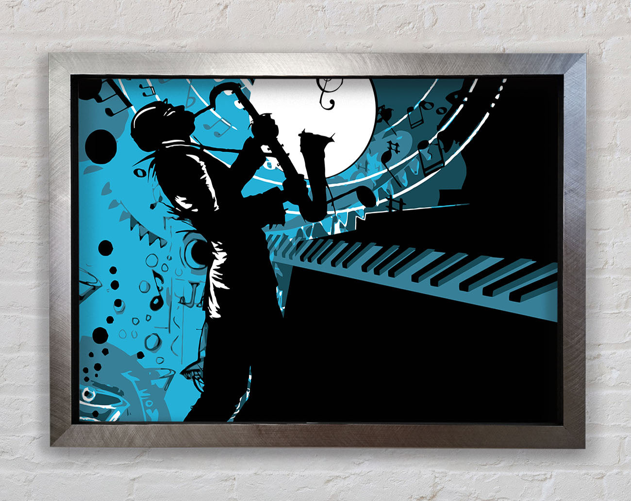 Playing The Blues 1 Framed Print