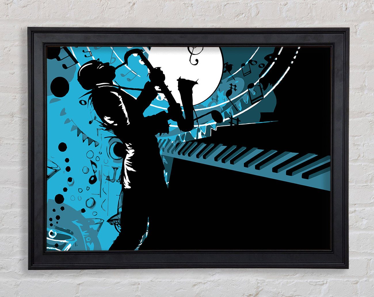 Playing The Blues 1 Framed Print