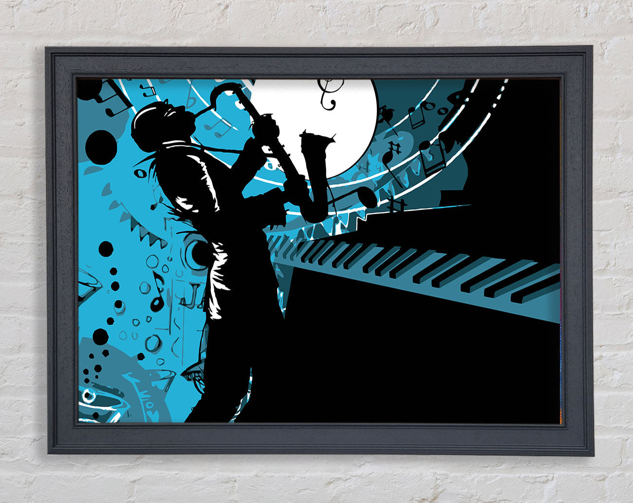 Playing The Blues 1 Framed Print