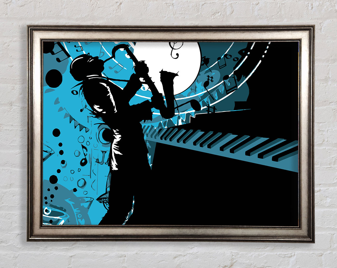 Playing The Blues 1 Framed Print