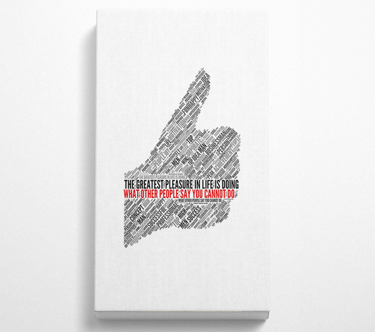 The Greatest Pleasure In Life 2 Canvas Wall Art
