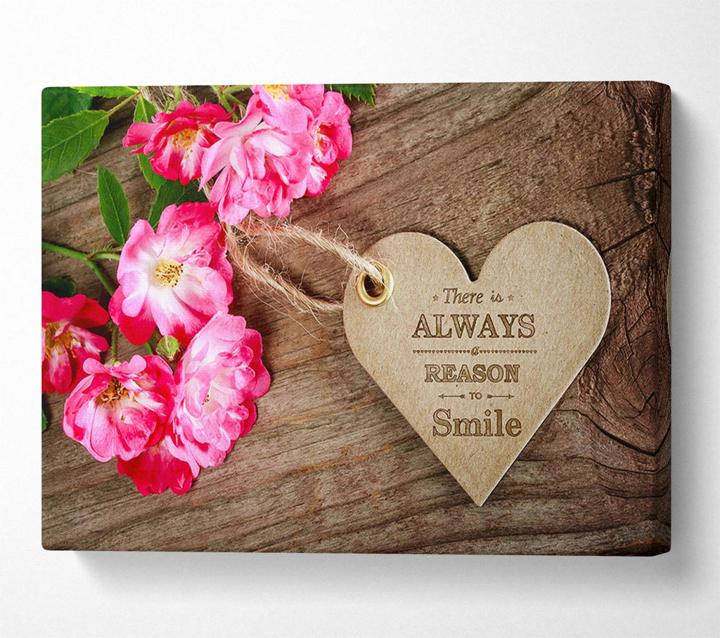 Reason To Smile Canvas Wall Art