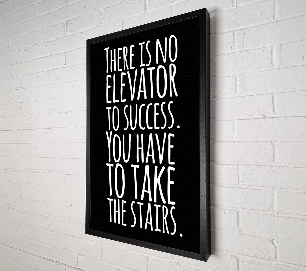 There Is No Elevation To Success Canvas Wall Art