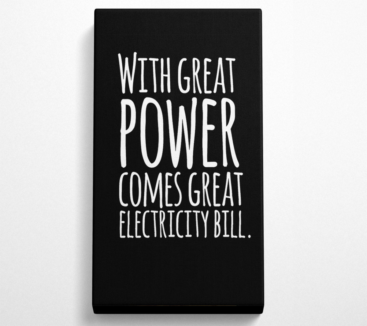 With Great Power Canvas Wall Art