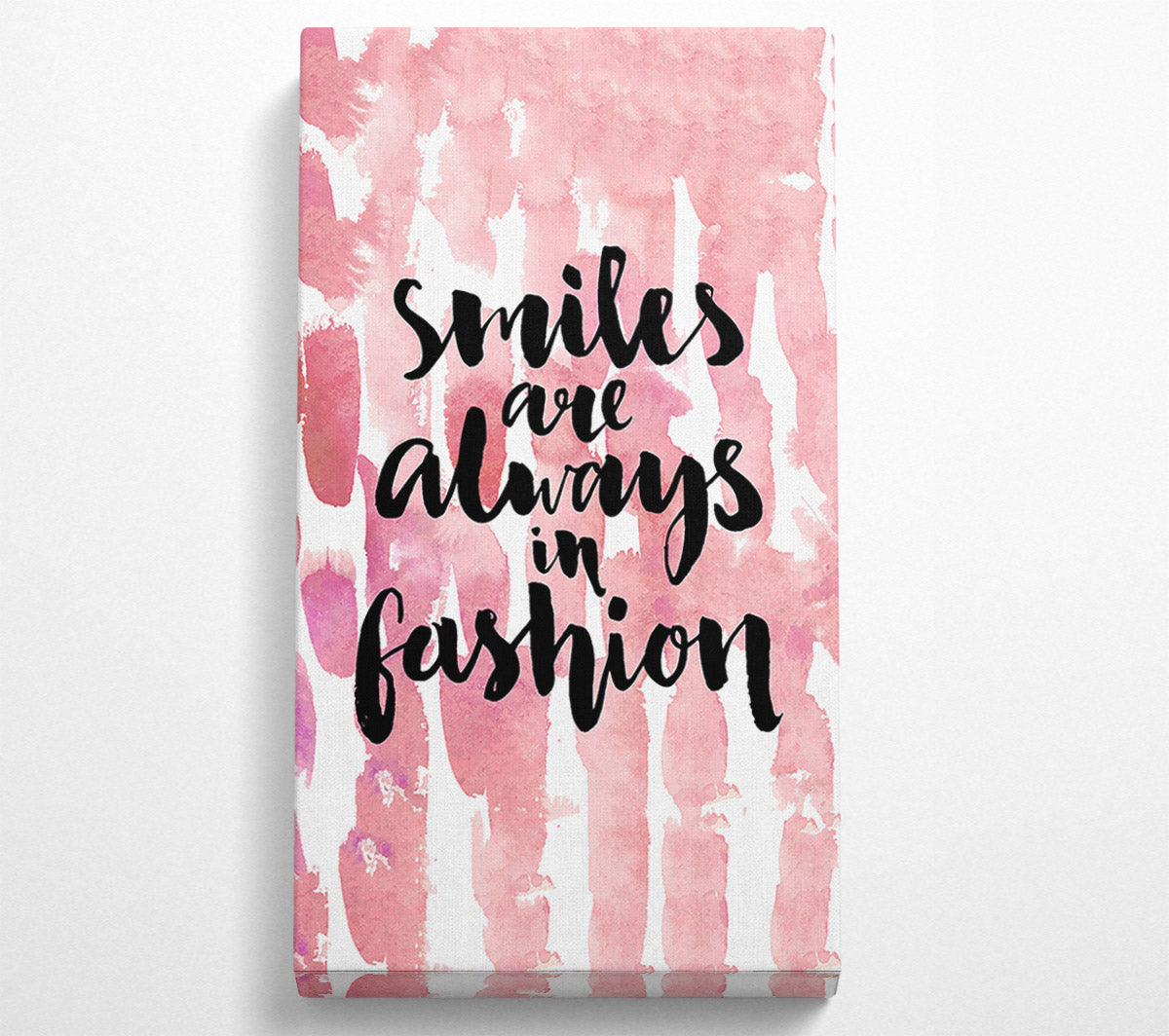 Smiles Are Always In Fashion 2 Canvas Wall Art