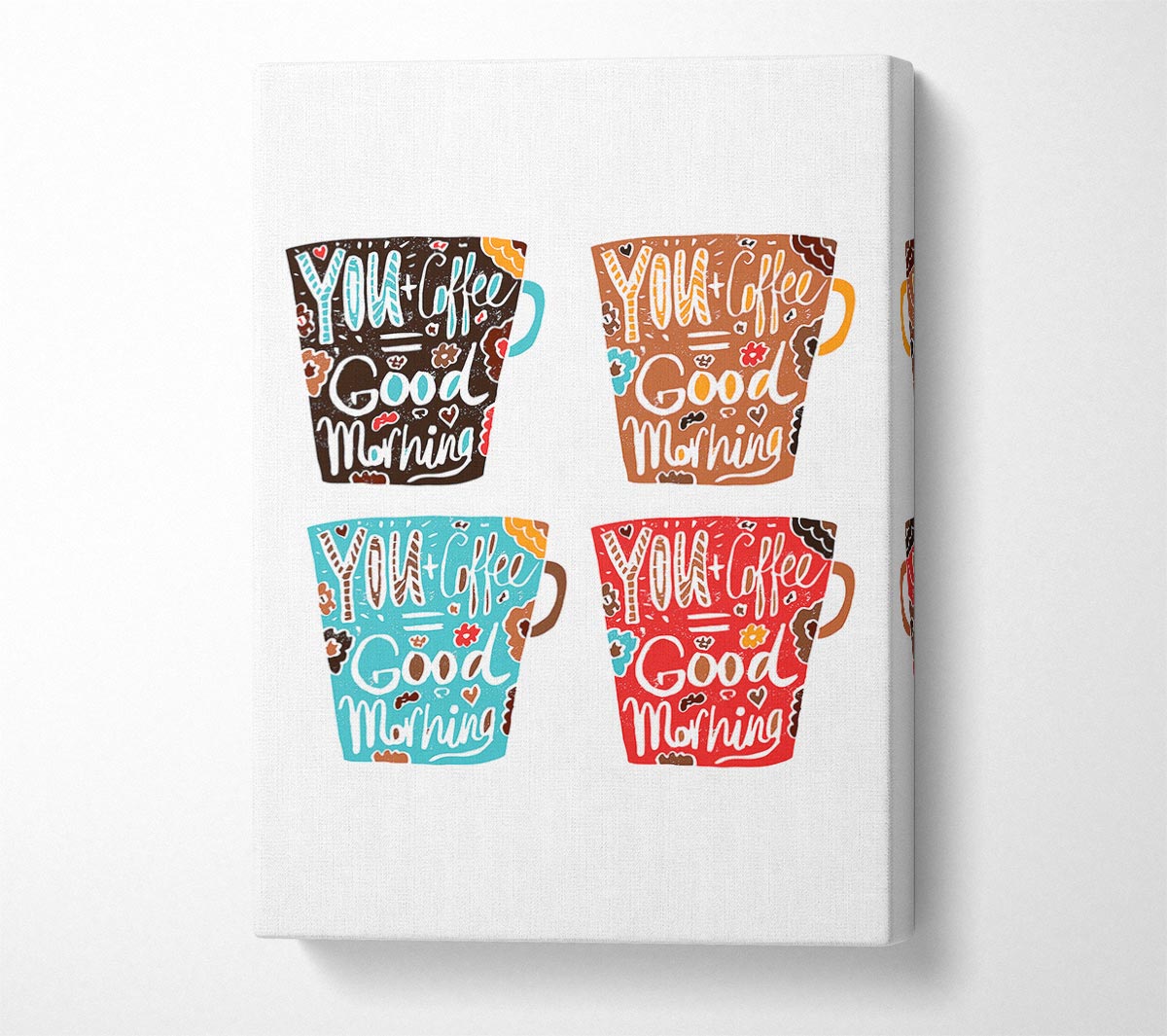 You Coffee Good Morning Canvas Wall Art