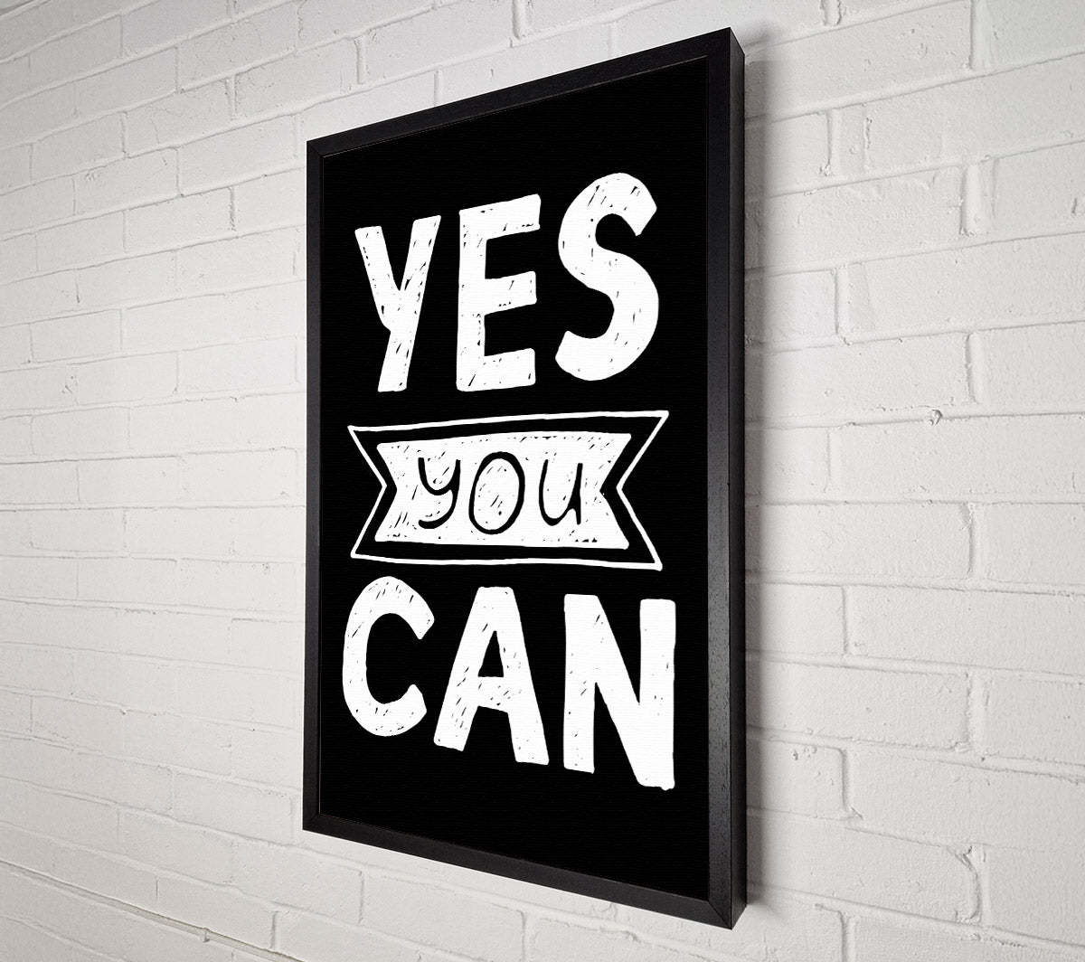 Yes You Can 4 Canvas Wall Art