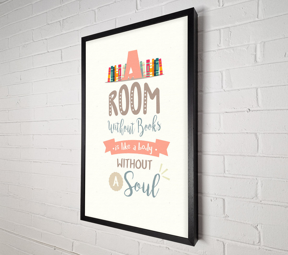 A Room Without Books Canvas Wall Art
