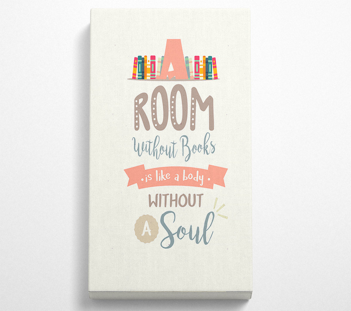 A Room Without Books Canvas Wall Art