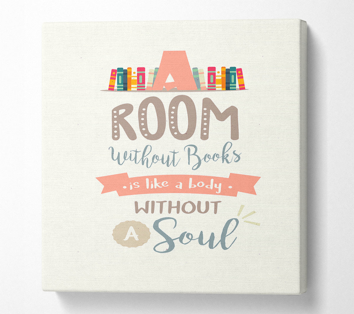 A Room Without Books Canvas Wall Art