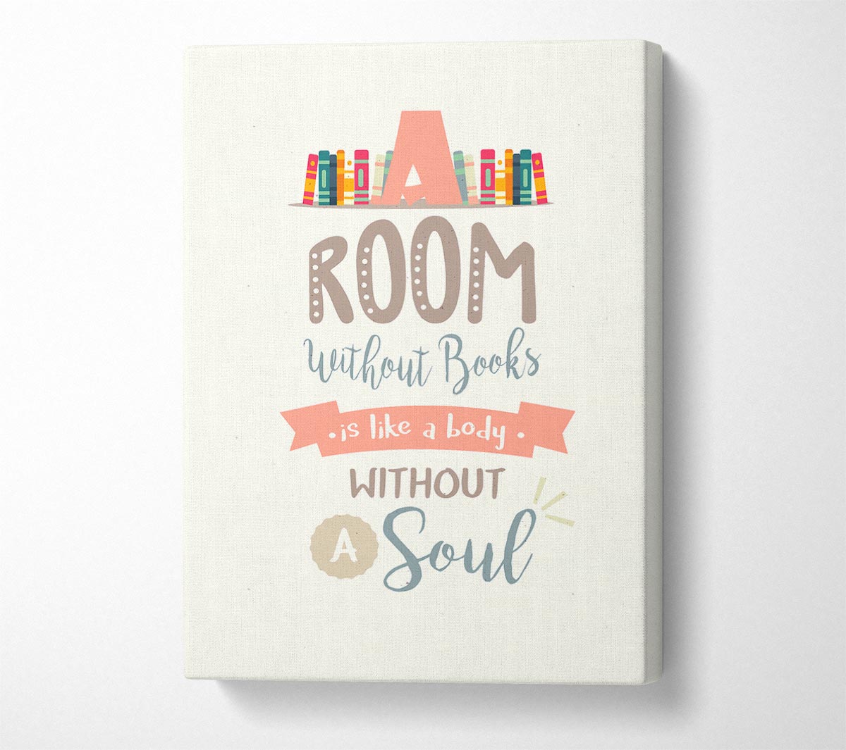 A Room Without Books Canvas Wall Art
