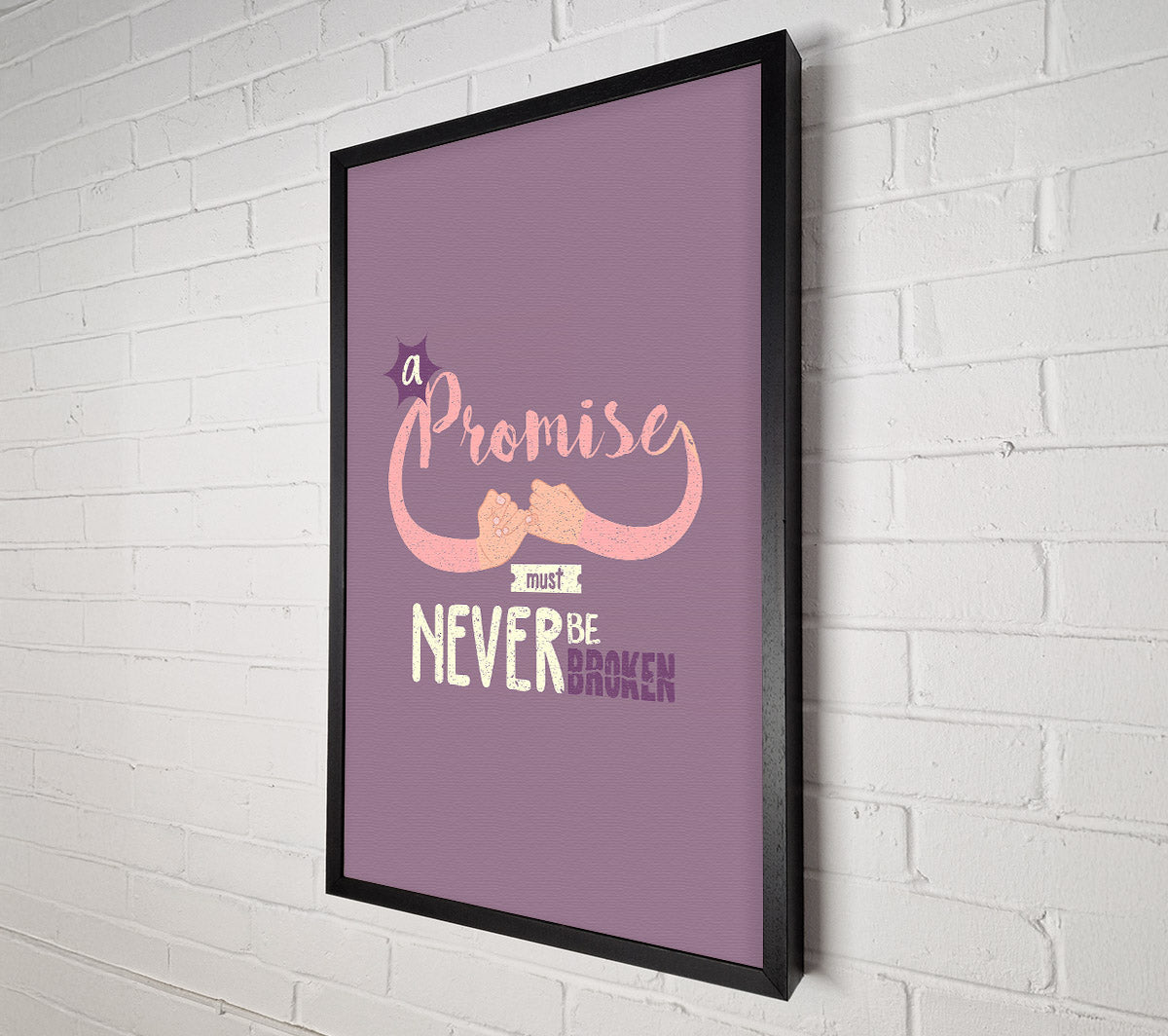 A Promise Must Never be Broken Canvas Art