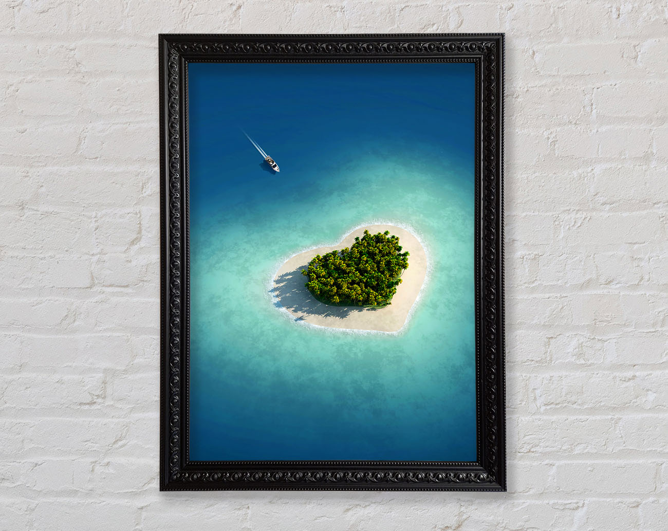 Lovers Island Framed Print