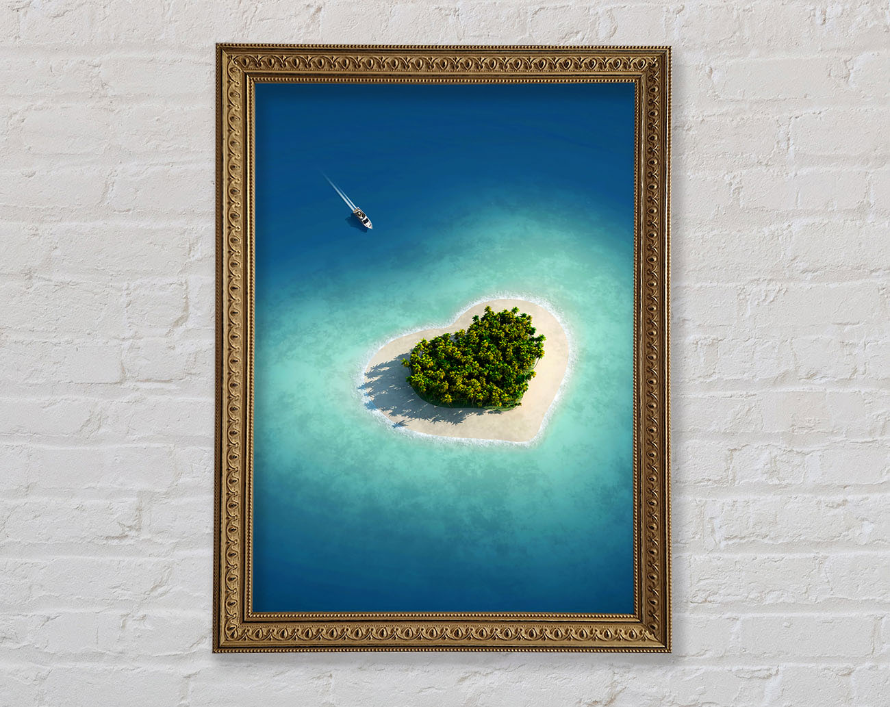 Lovers Island Framed Print