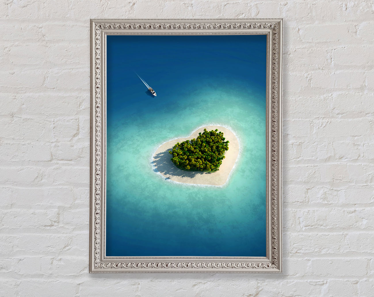 Lovers Island Framed Print