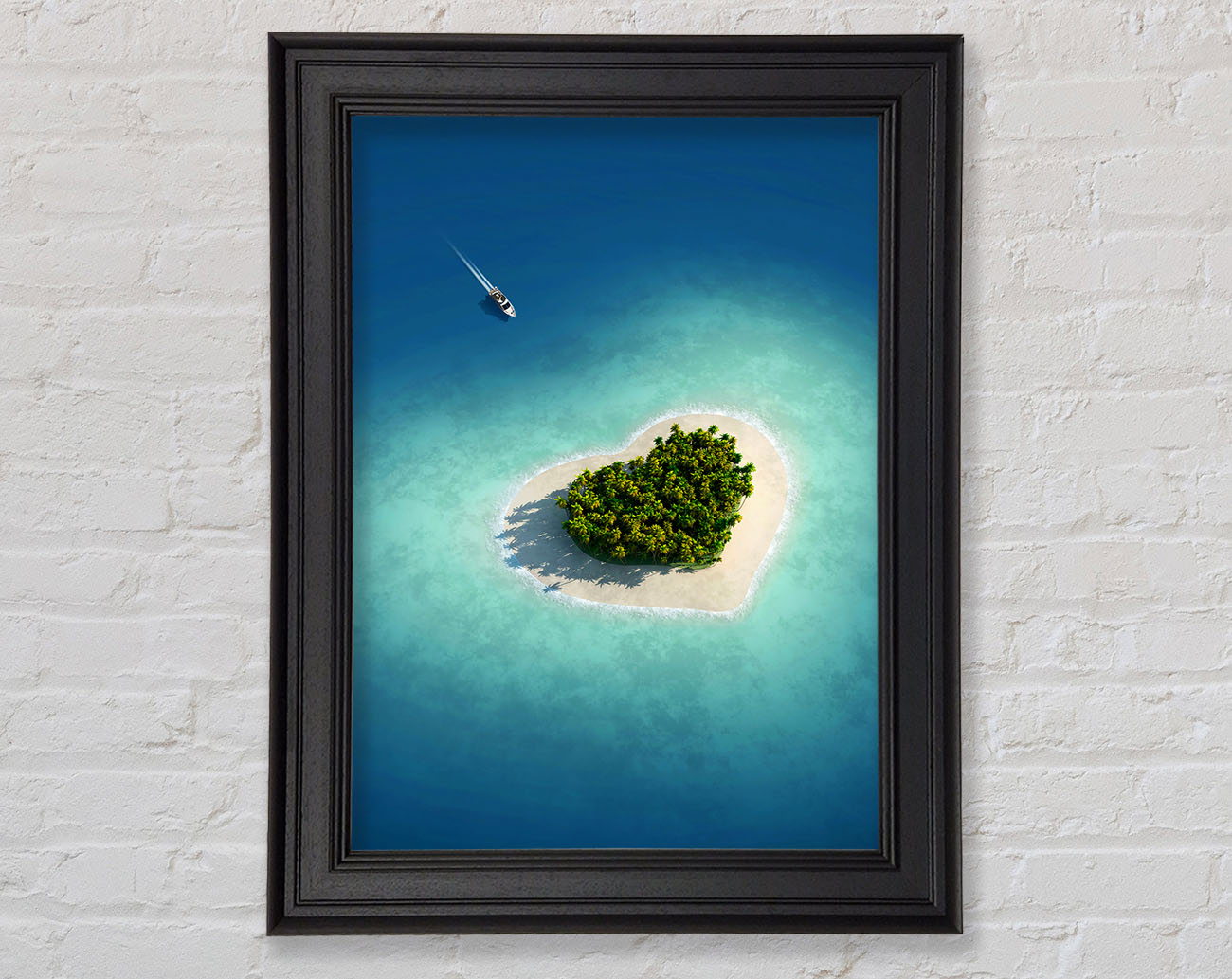 Lovers Island Framed Print