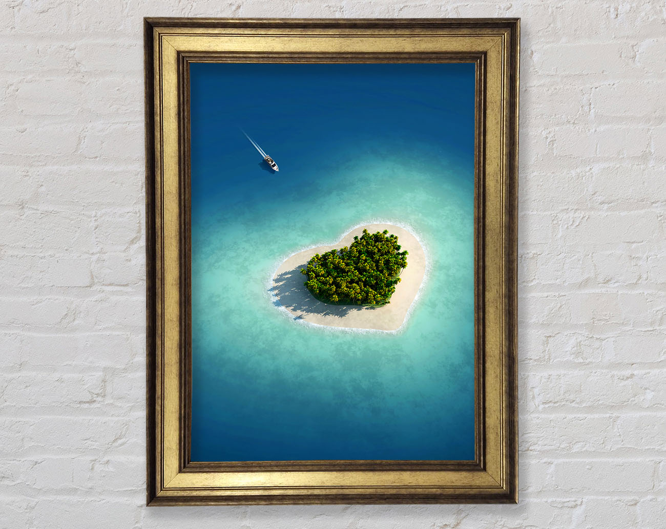 Lovers Island Framed Print