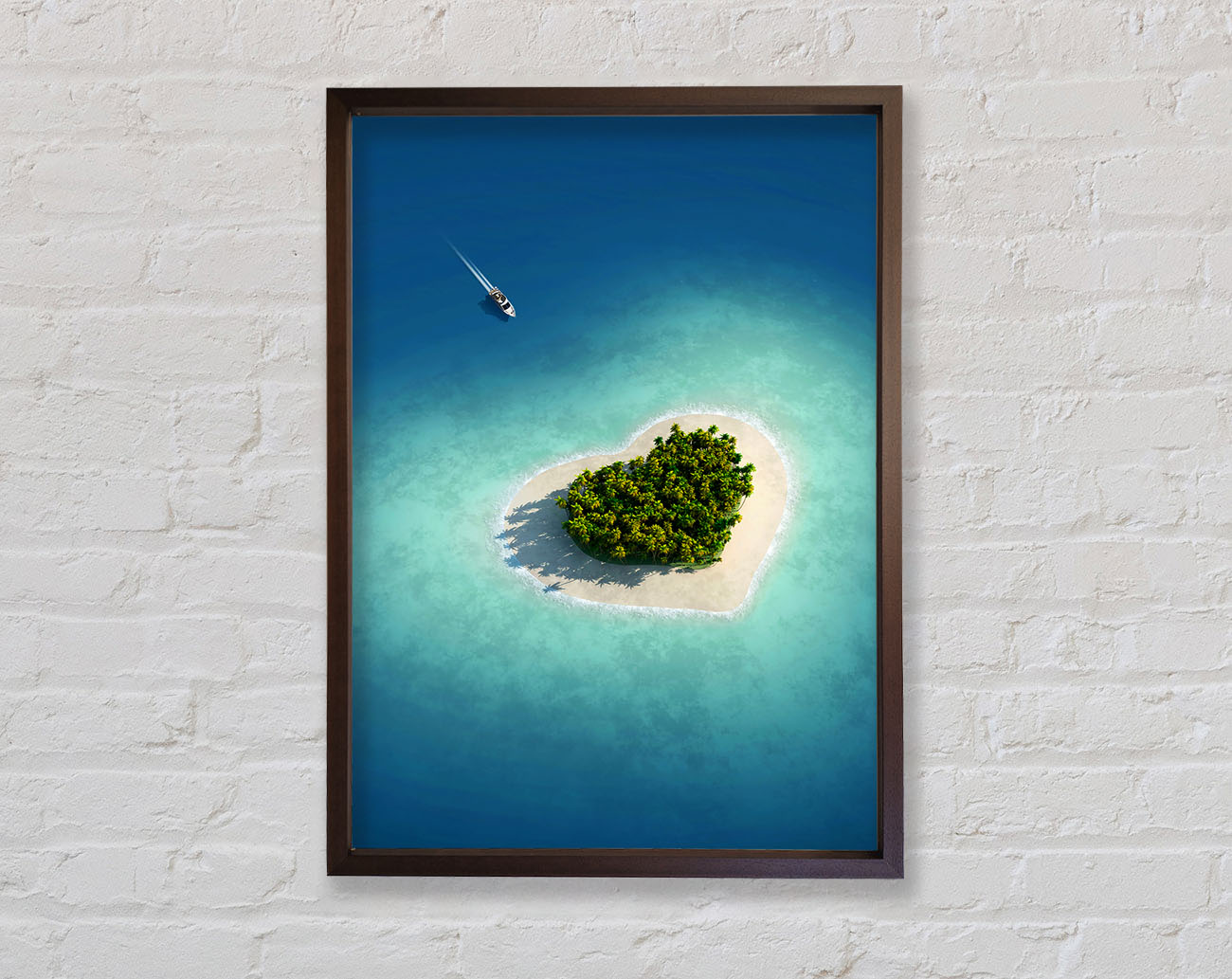 Lovers Island Framed Print