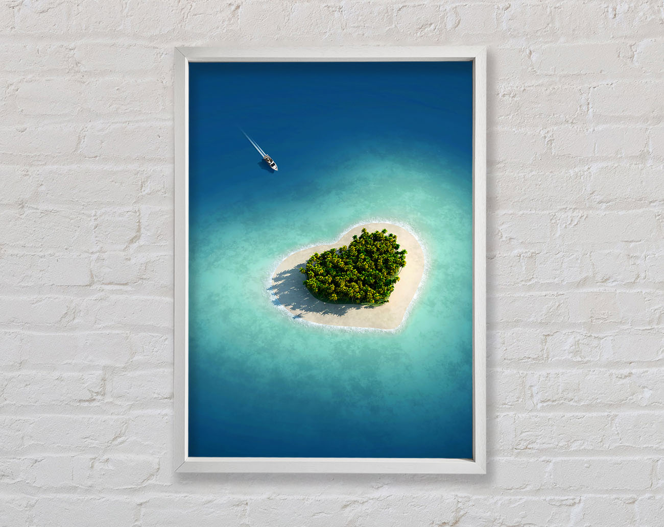 Lovers Island Framed Print