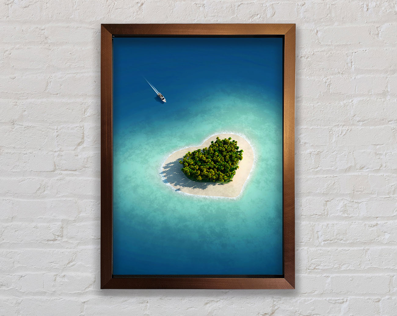 Lovers Island Framed Print