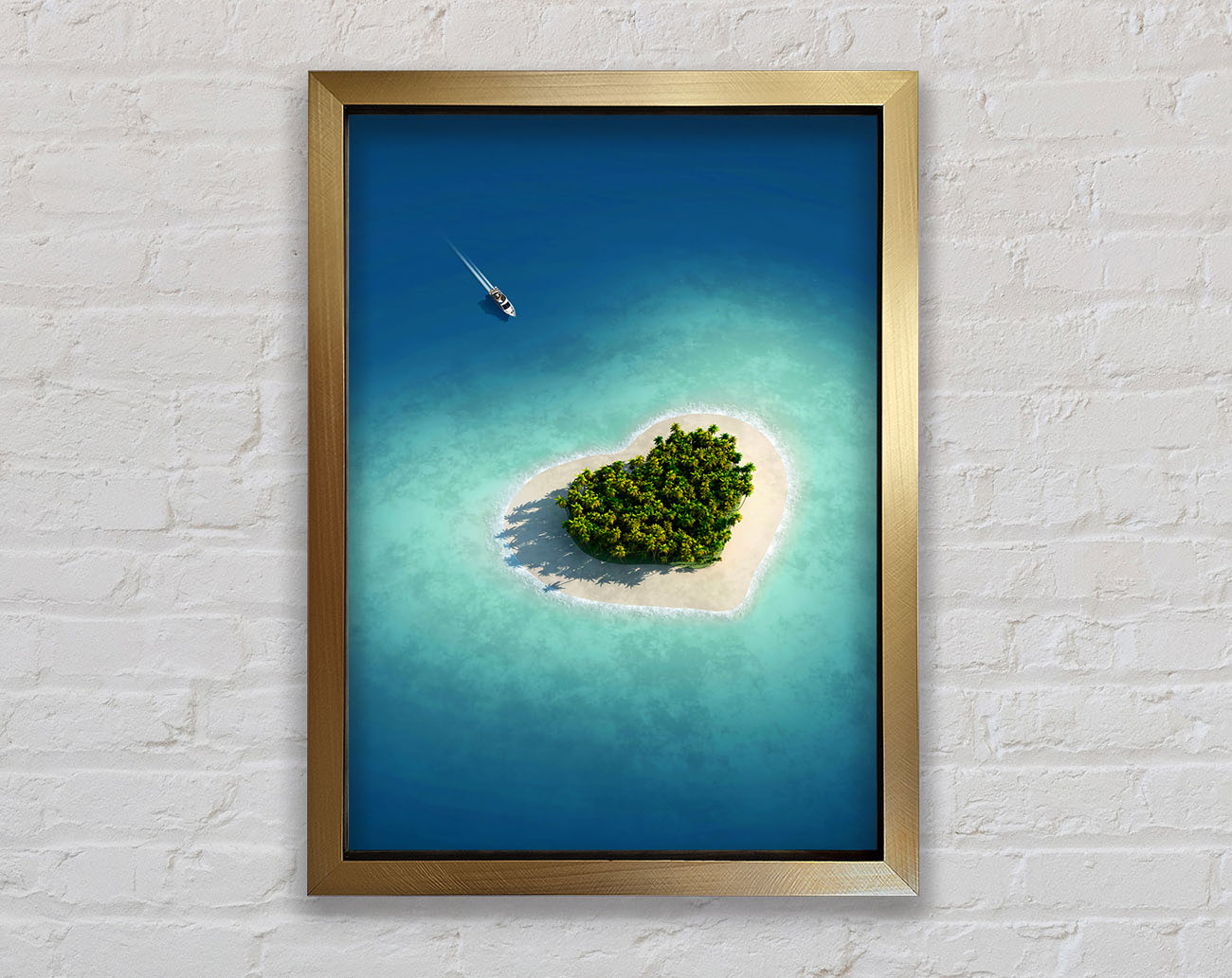 Lovers Island Framed Print