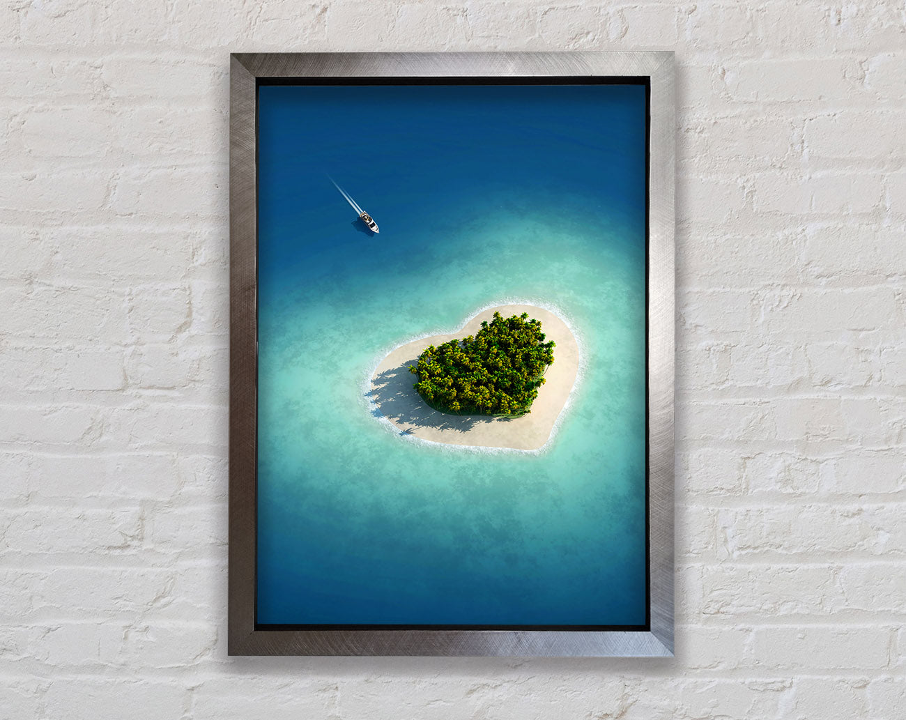 Lovers Island Framed Print