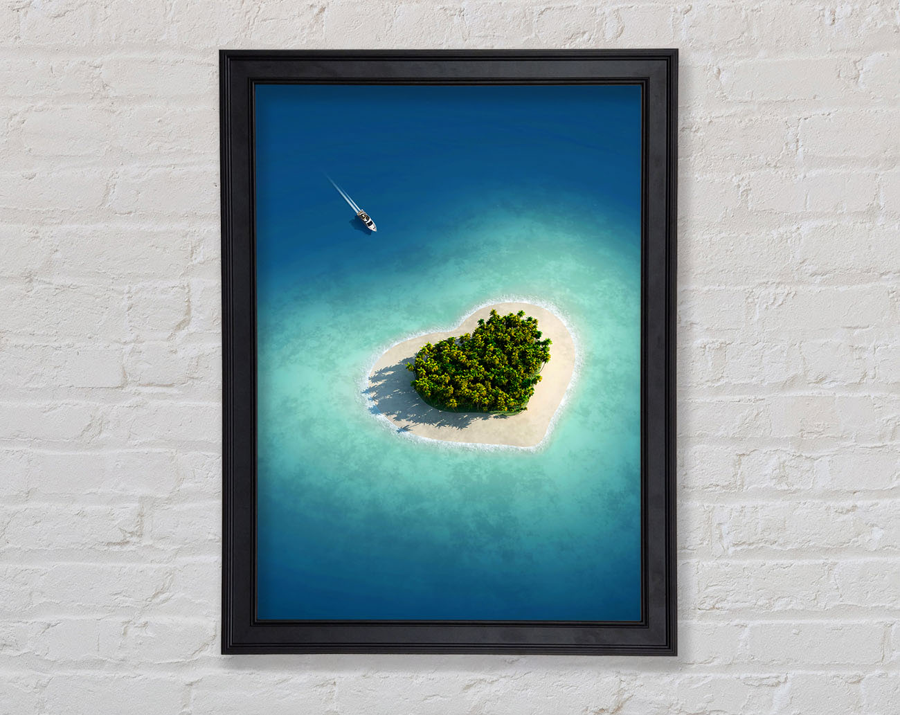 Lovers Island Framed Print