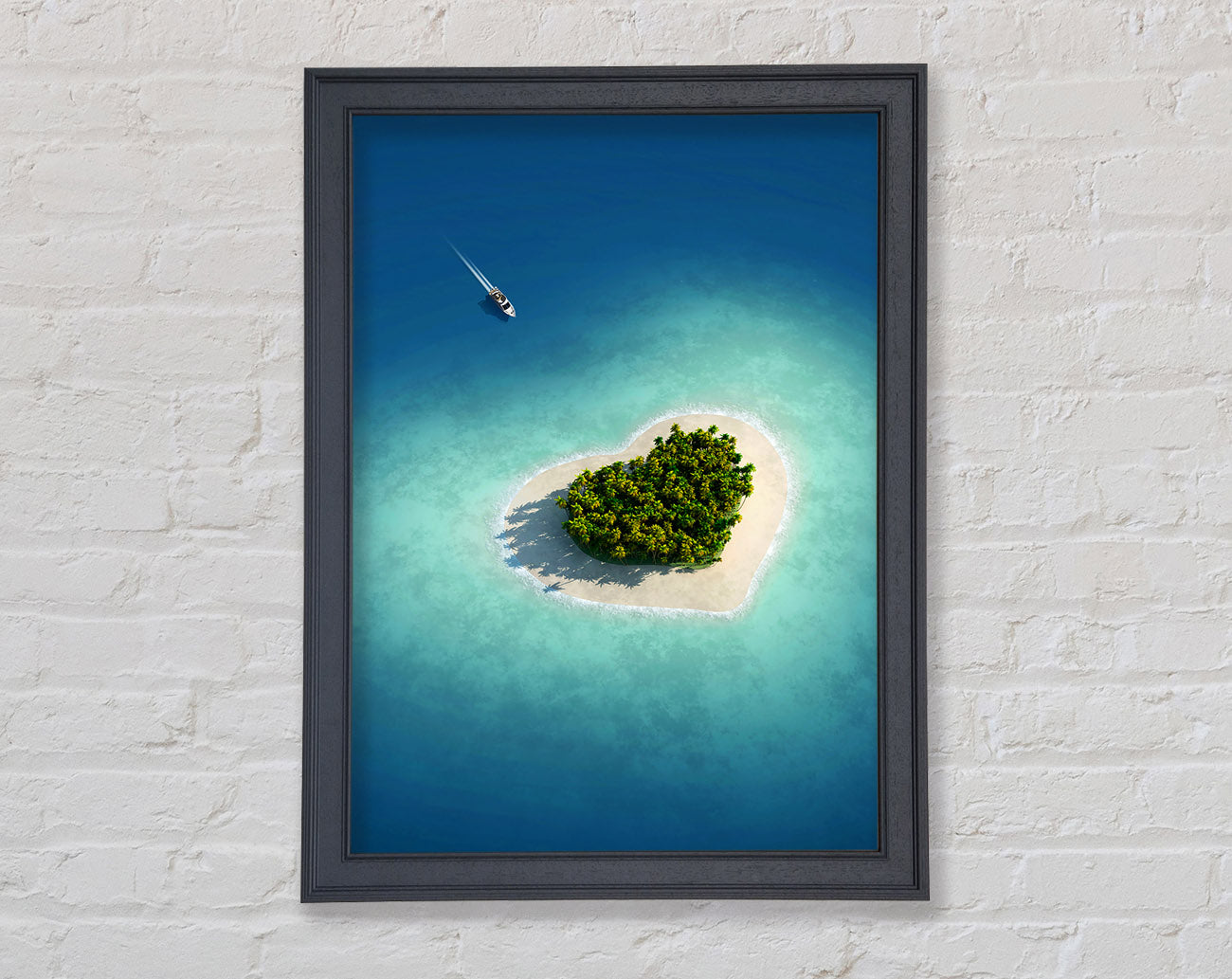 Lovers Island Framed Print