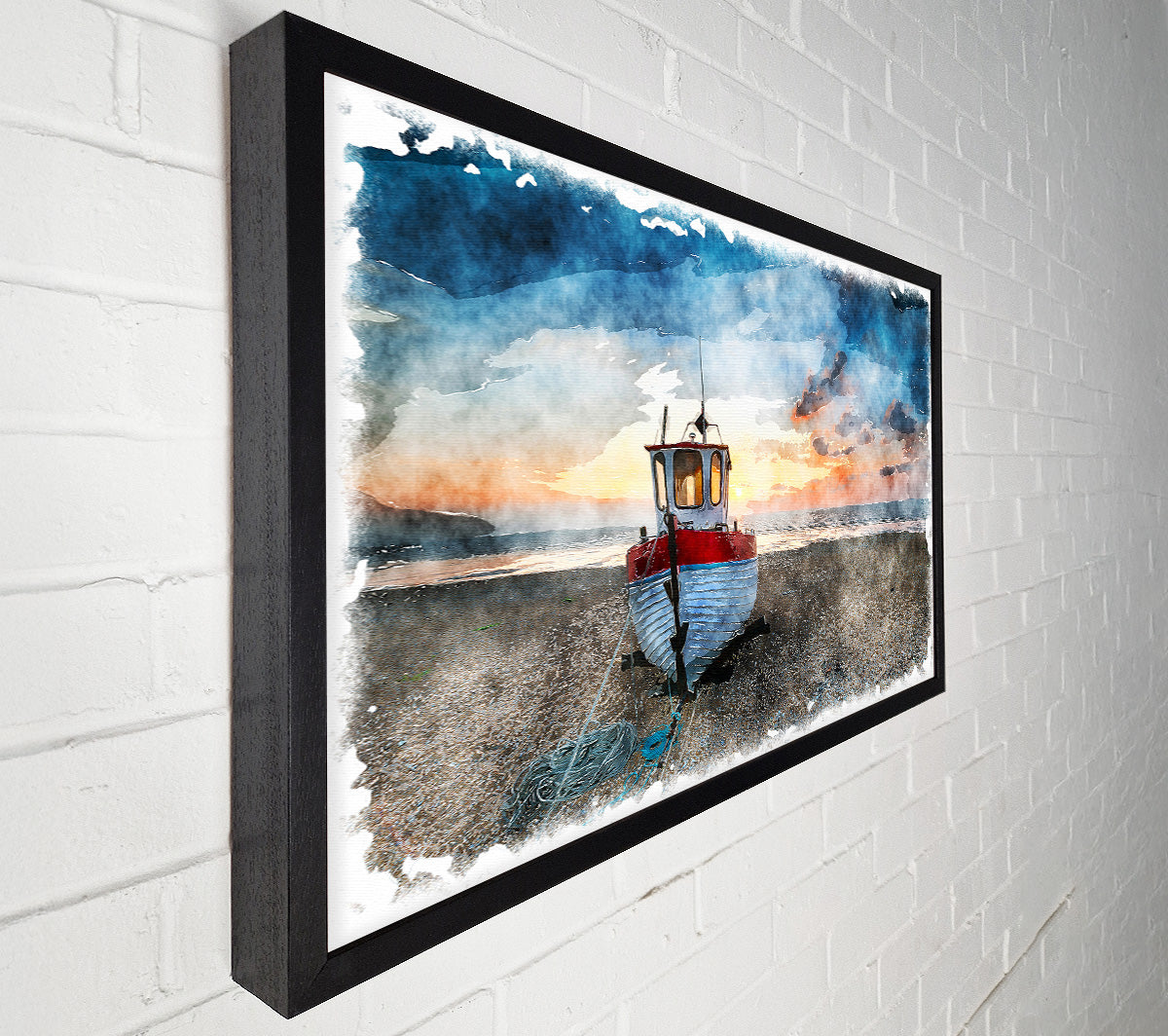 Sailboat Shores Canvas Wall Art