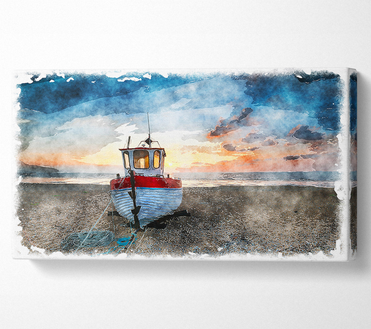 Sailboat Shores Canvas Wall Art