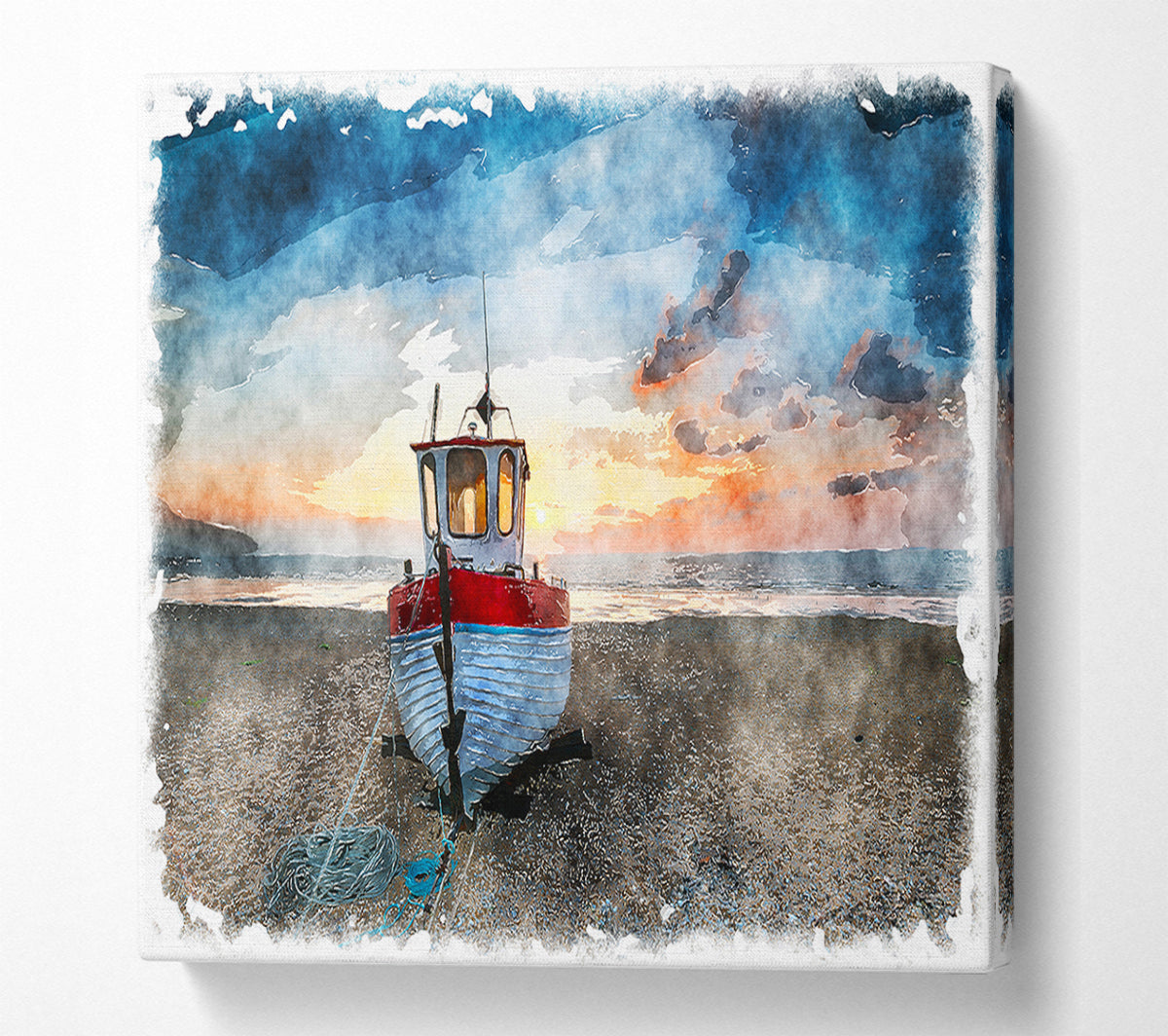 Sailboat Shores Canvas Wall Art