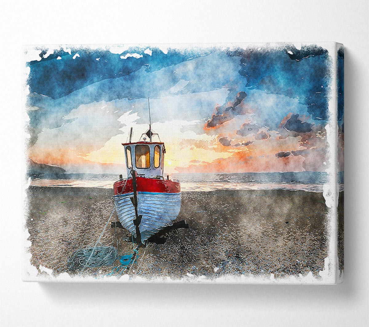 Sailboat Shores Canvas Wall Art